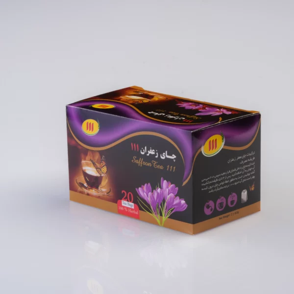 چای سیاه و زعفران