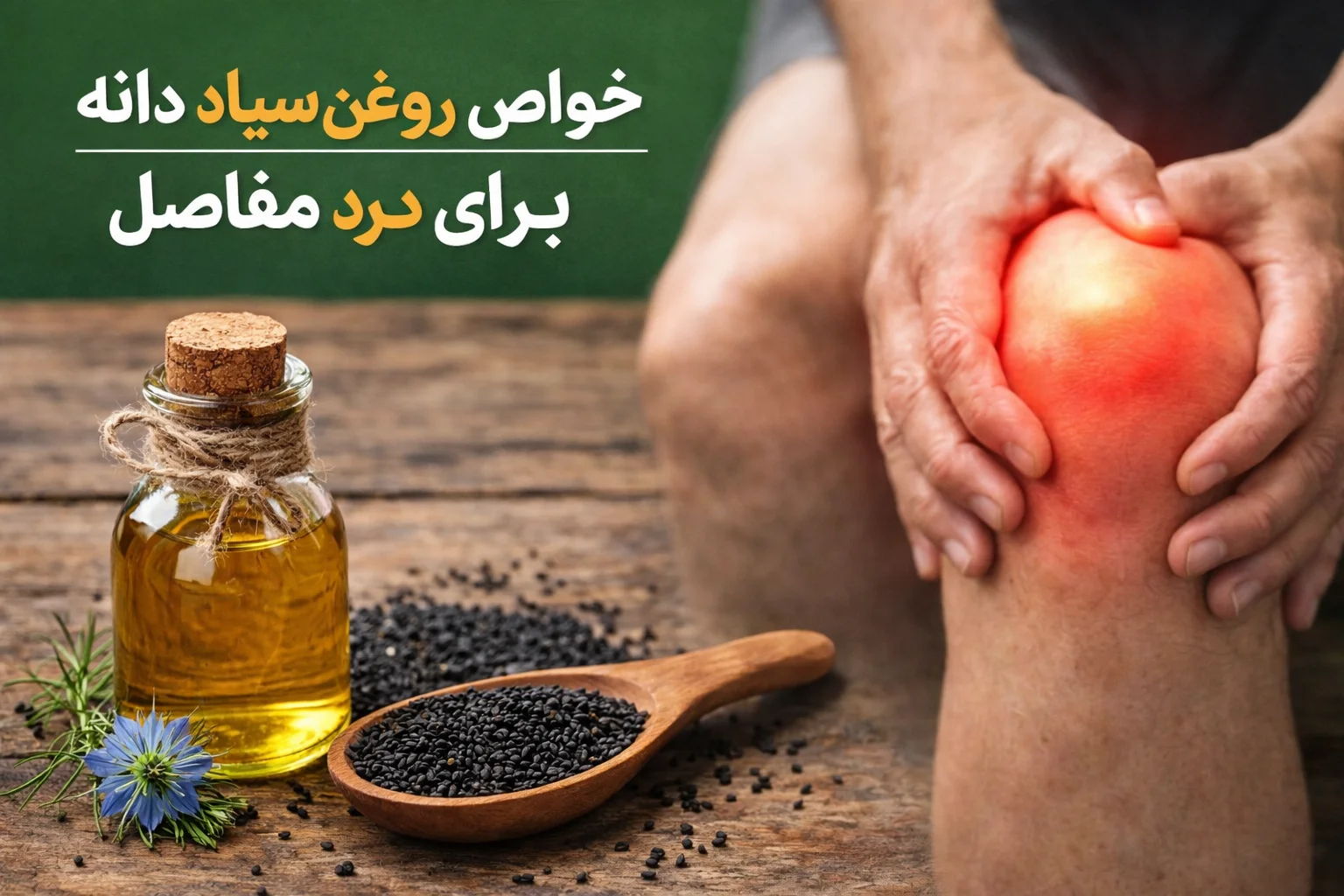 خواص روغن سیاه‌دانه برای درد مفاصل