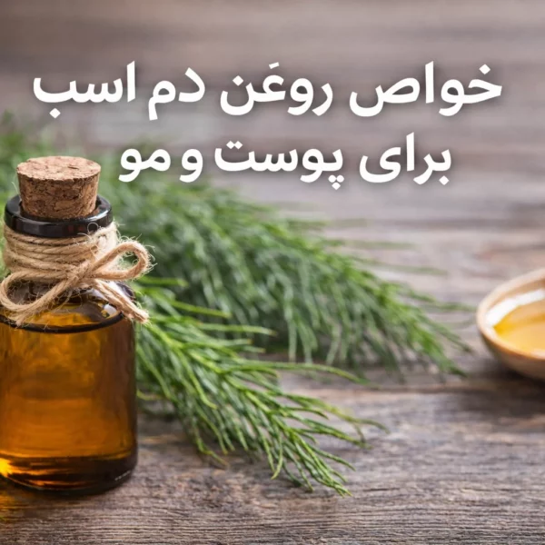 خواص روغن دم اسب برای پوست و مو
