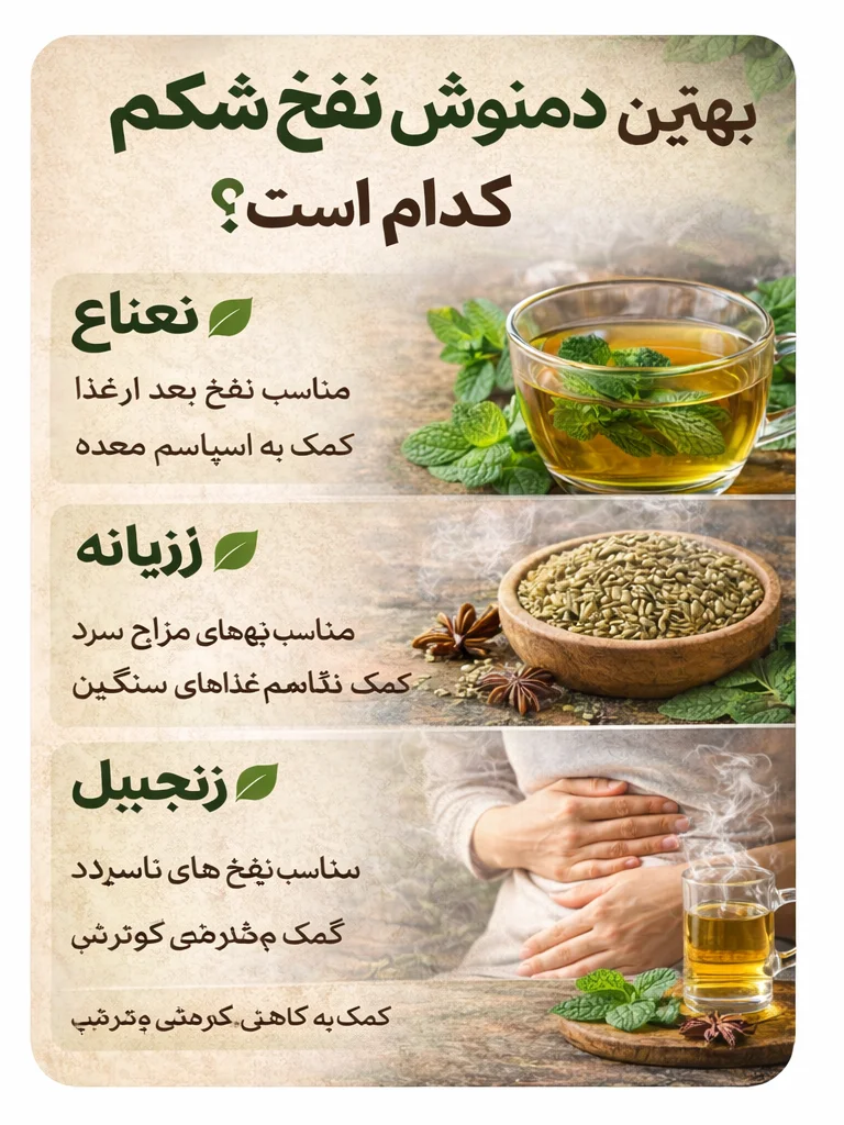 زرین گیاه - زرین گیاه بزرگترین پخش انواع ادویه و دمنوش در ایران بهترین دمنوش برای نفخ شکم